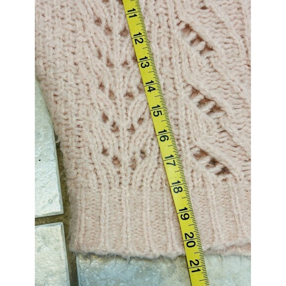 J. Crew Point Sur Pointelle Size XS Alpaca Wool Knit Sweater Quiet Luxury - Picture 6 of 11